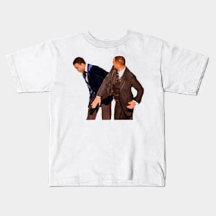 Will Smith Slapping Chris Rock Kids T-Shirt